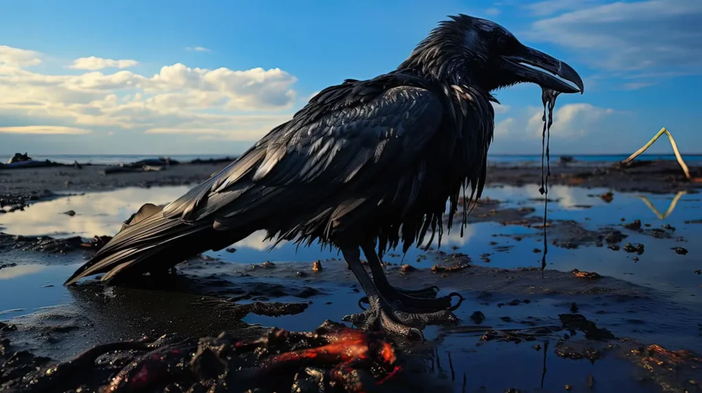 انسكابات النفط على الحياة البرية الساحلية: دعوة للتحرك والتوعية